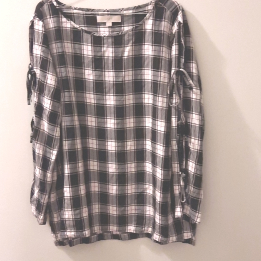 Loft Women's Plaid Tunic